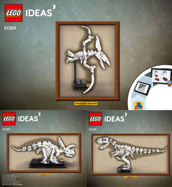 LEGO 21320 Ideas Dinosaur Fossils