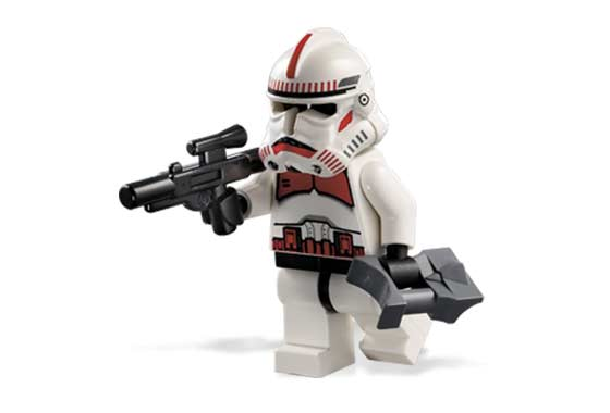 LEGO 7655 Star Wars Clone Troopers Battle Pack