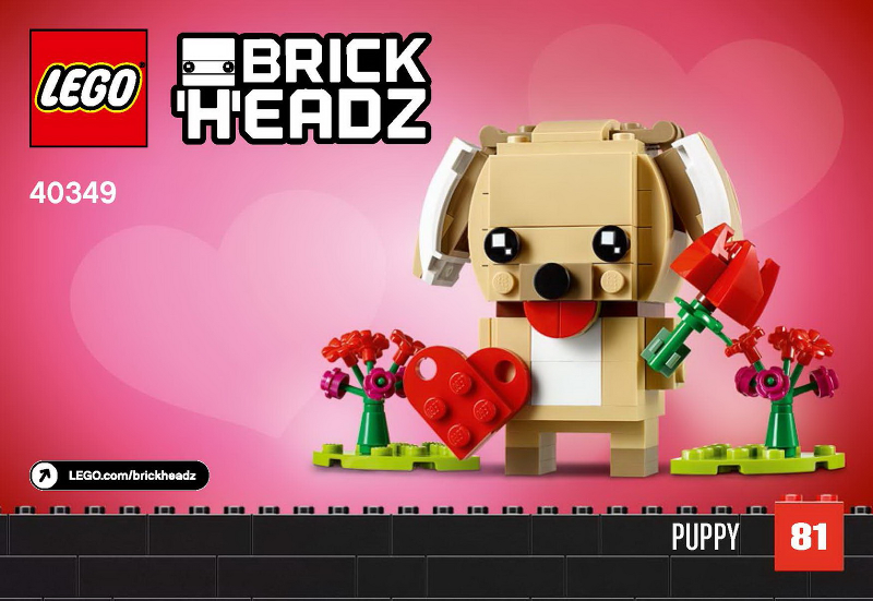 LEGO 40349 BrickHeadz Puppy