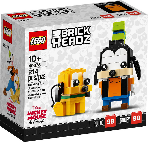 LEGO 40378 BrickHeadz Pluto & Goofy