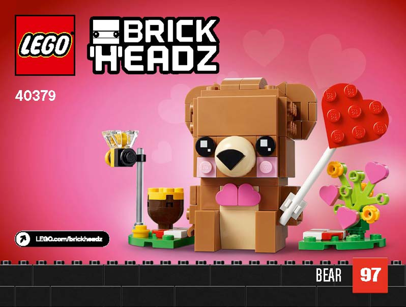 LEGO 40379 BrickHeadz Bear