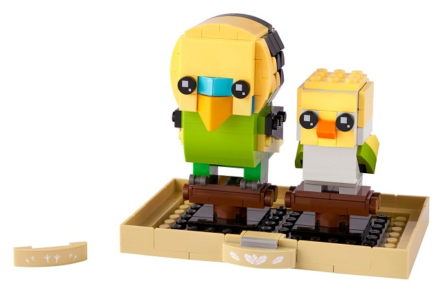 LEGO 40443 BrickHeadz Budgie & Chick