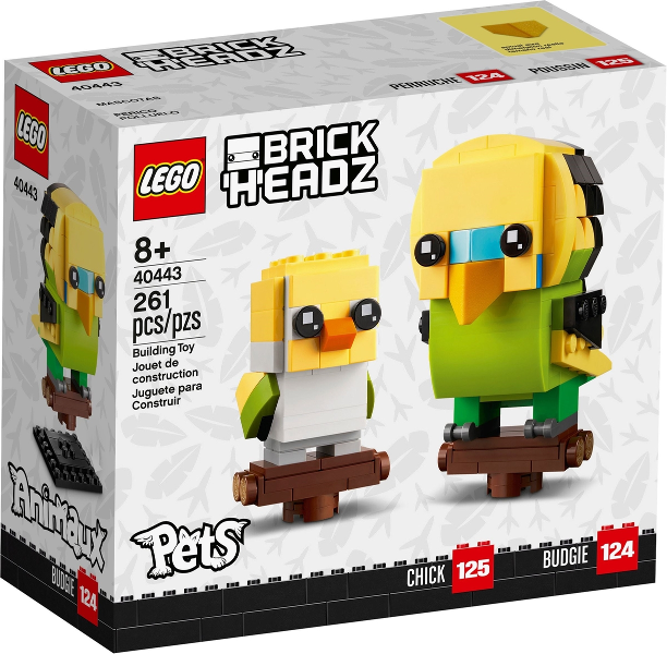 LEGO 40443 BrickHeadz Budgie & Chick