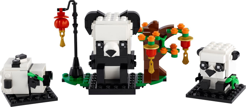 LEGO 40466 BrickHeadz Chinese New Year Pandas