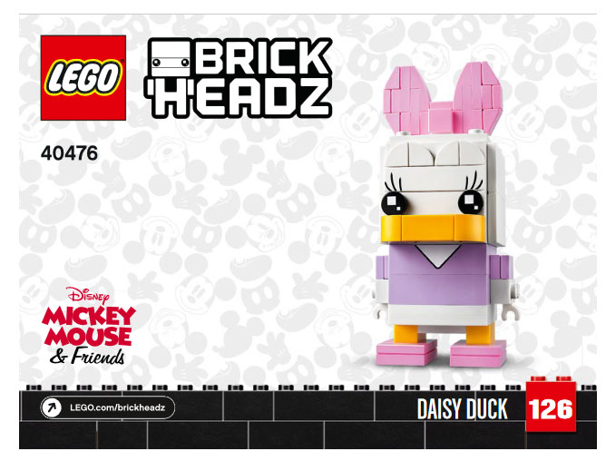 LEGO 40476 BrickHeadz Daisy Duck