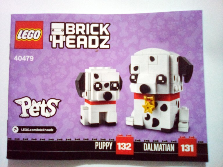 LEGO 40479 BrickHeadz Dalmatian & Puppy