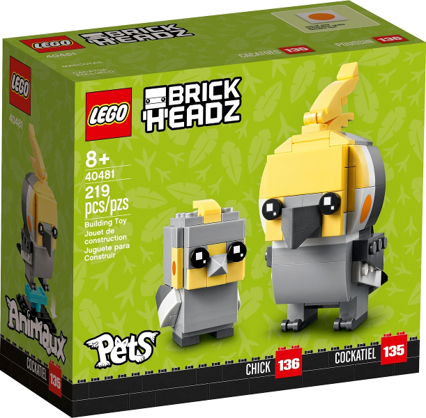 LEGO 40481 BrickHeadz Cockatiel & Chick