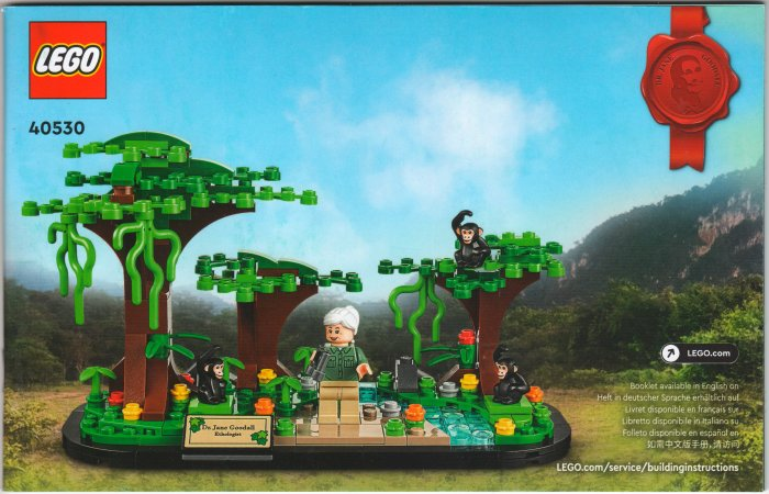 LEGO 40530 Promotional Jane Goodall Tribute