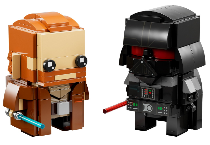 LEGO 40547 BrickHeadz Obi-Wan Kenobi & Darth Vader