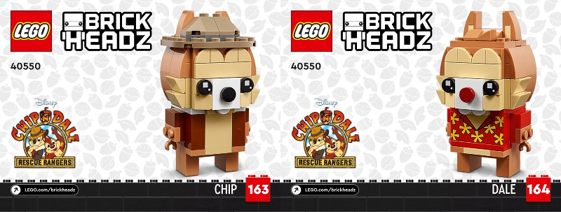 LEGO 40550 BrickHeadz Chip & Dale