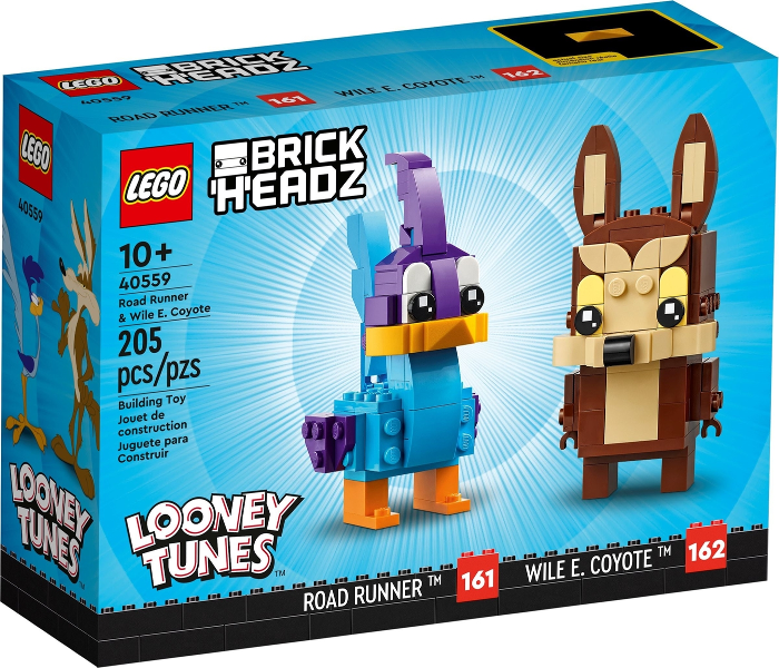 LEGO 40559 BrickHeadz Road Runner & Wile E. Coyote