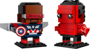 LEGO 40668 BrickHeadz Captain America & Red Hulk
