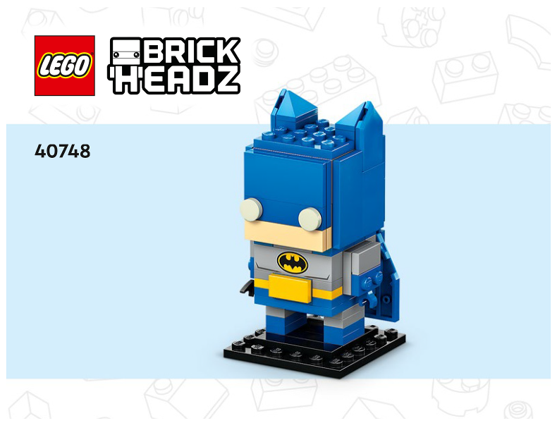 LEGO 40748 BrickHeadz Batman 8 in 1