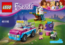 LEGO 41116 Friends Olivia's Exploration Car