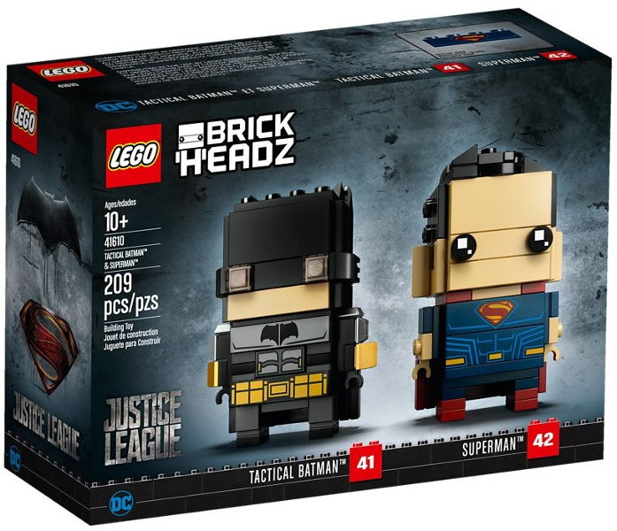 LEGO 41610 BrickHeadz Tactical Batman & Superman