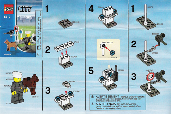 LEGO 5612 City Police Officer