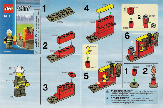 LEGO 5613 City Firefighter