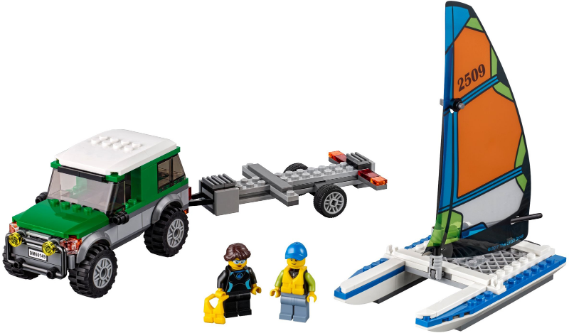 LEGO 60149 City 4×4 with Catamaran