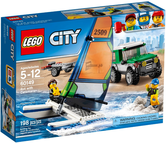 LEGO 60149 City 4×4 with Catamaran