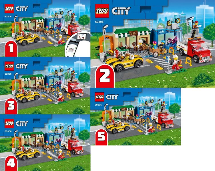 LEGO 60306 City Shopping Street