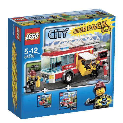 LEGO 66448 City Bundle Pack, Super Pack 3 in 1