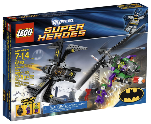 LEGO 6863 Super Heroes Batwing Battle Over Gotham City