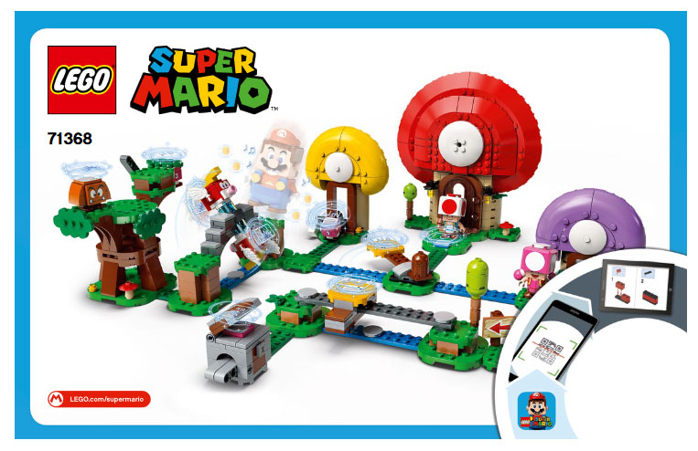 LEGO 71368 Super Mario Toad's Treasure Hunt - Expansion Set