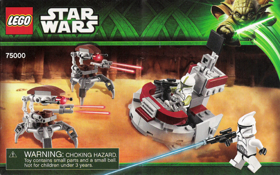 LEGO 75000 Star Wars Clone Troopers vs. Droidekas