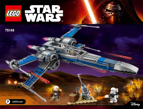 LEGO 75149 Star Wars Resistance X-Wing Fighter