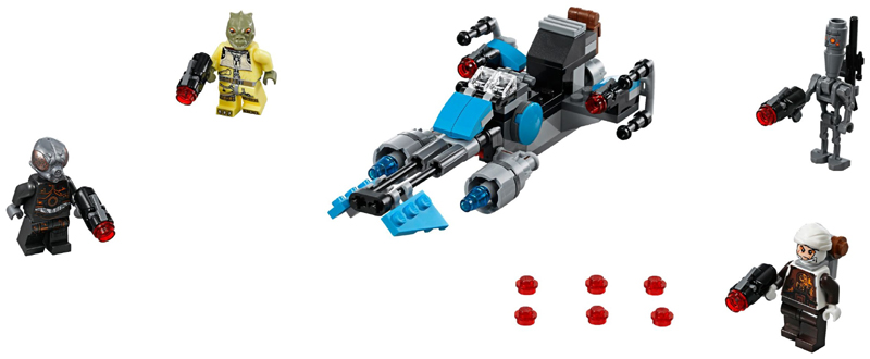 LEGO 75167 Star Wars Bounty Hunter Speeder Bike Battle Pack