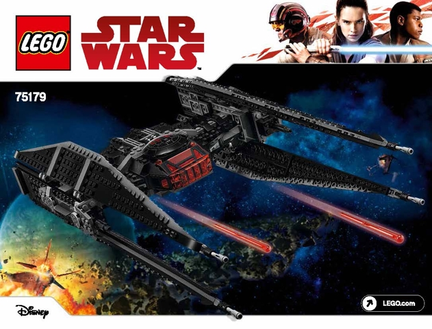 LEGO 75179 Star Wars Kylo Ren's TIE Fighter