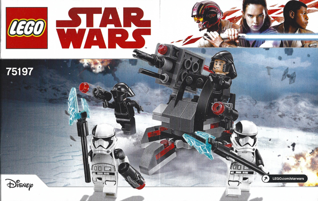 LEGO 75197 Star Wars First Order Specialists Battle Pack