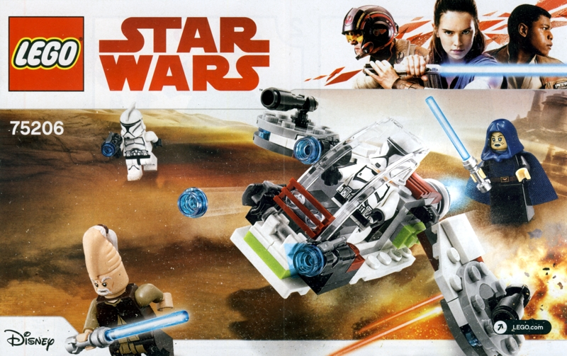 LEGO 75206 Star Wars Jedi and Clone Troopers Battle Pack