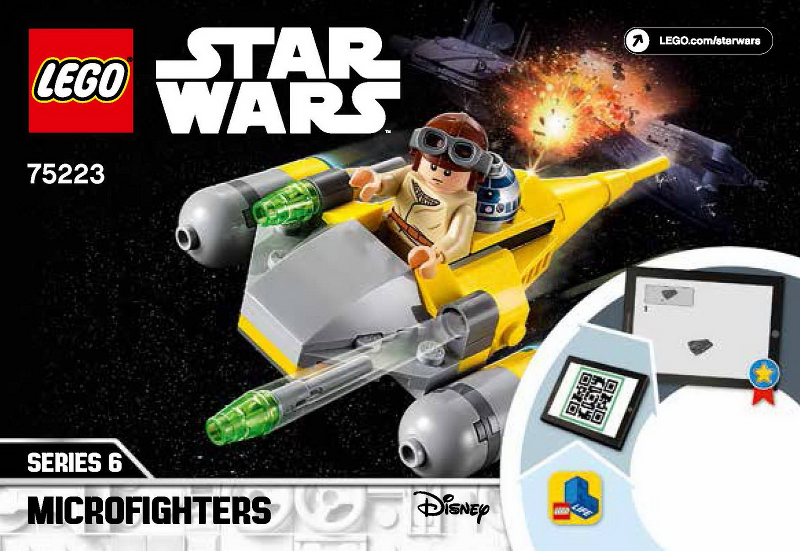 LEGO 75223 Star Wars Naboo Starfighter Microfighter (Used)