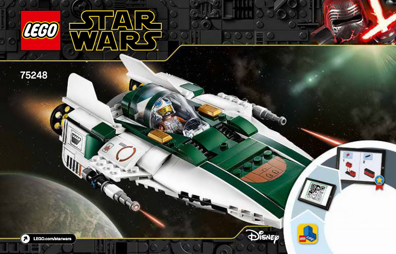 LEGO 75248 Star Wars Resistance A-Wing Starfighter