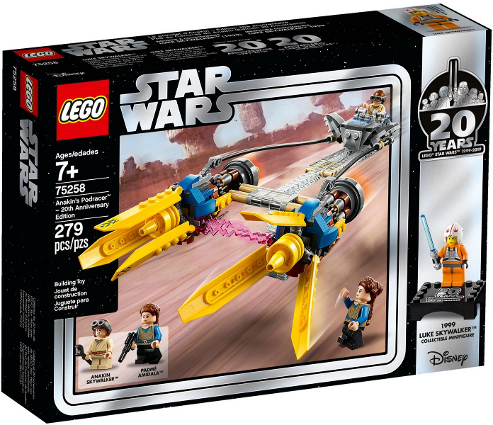 LEGO 75258 Star Wars Anakin's Podracer – 20th Anniversary Edition