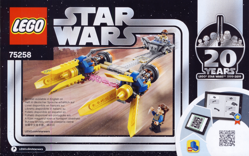 LEGO 75258 Star Wars Anakin's Podracer – 20th Anniversary Edition