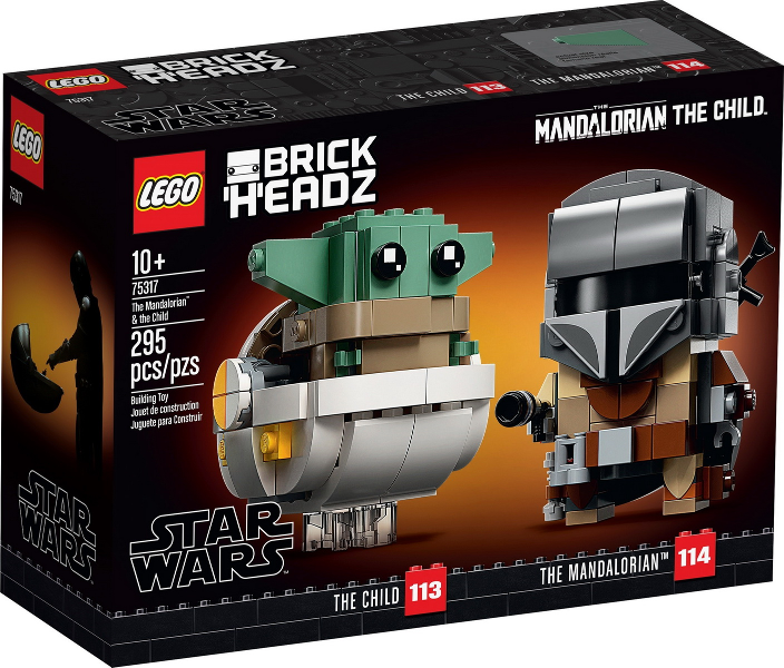 LEGO 75317 BrickHeadz The Mandalorian & The Child