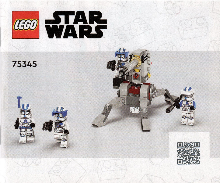 LEGO 75345 Star Wars 501st Clone Troopers Battle Pack