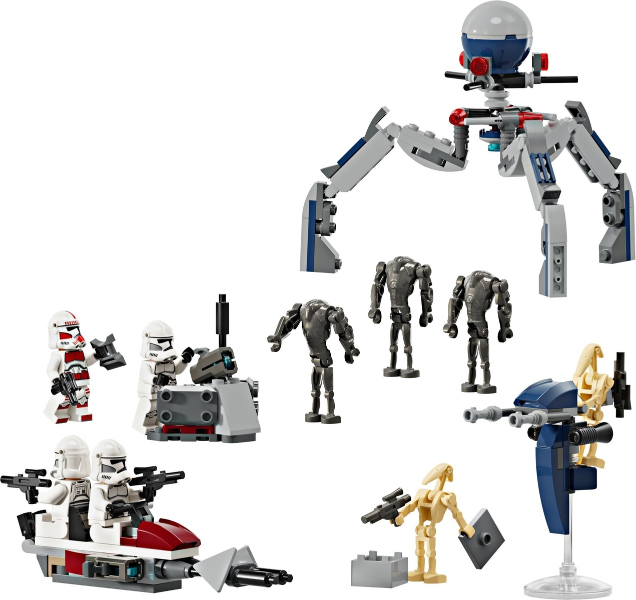 LEGO 75372 Star Wars Clone Trooper & Battle Droid Battle Pack