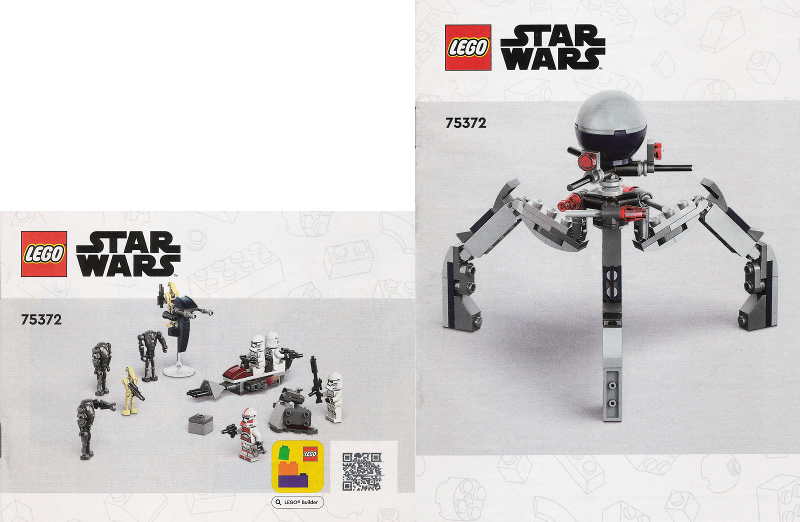 LEGO 75372 Star Wars Clone Trooper & Battle Droid Battle Pack