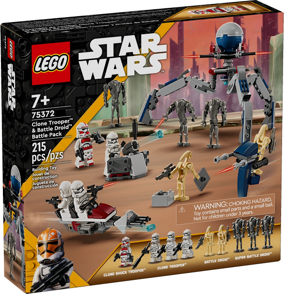 LEGO 75372 Star Wars Clone Trooper & Battle Droid Battle Pack