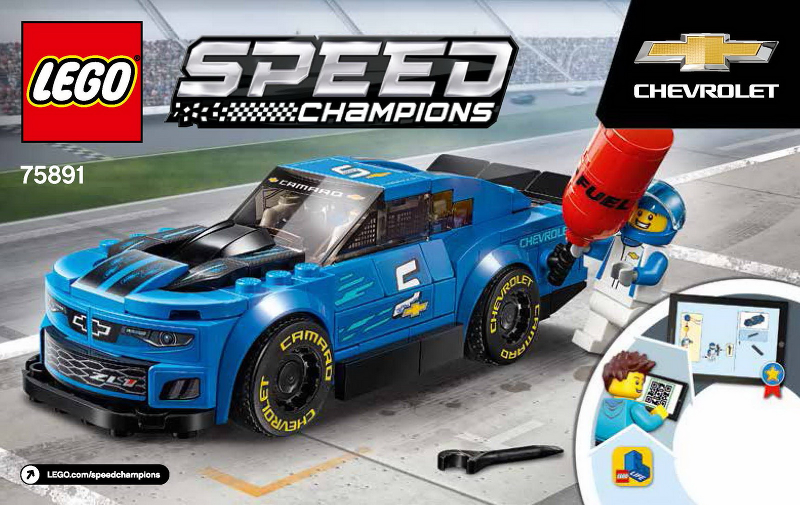 LEGO 75891 Speed Champions Chevrolet Camaro ZL1 Race Car