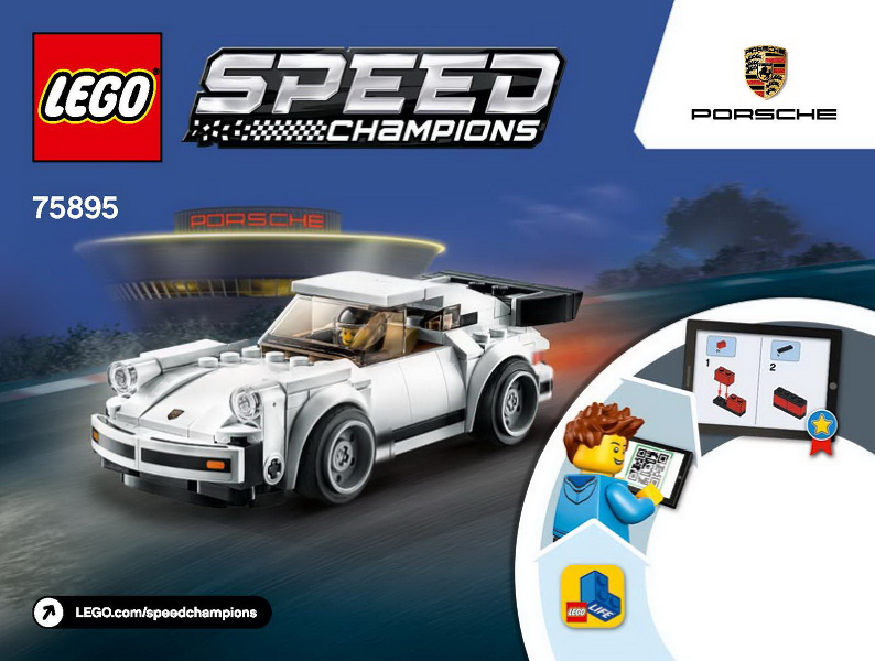 LEGO 75895 Speed Champions 1974 Porsche 911 Turbo 3.0