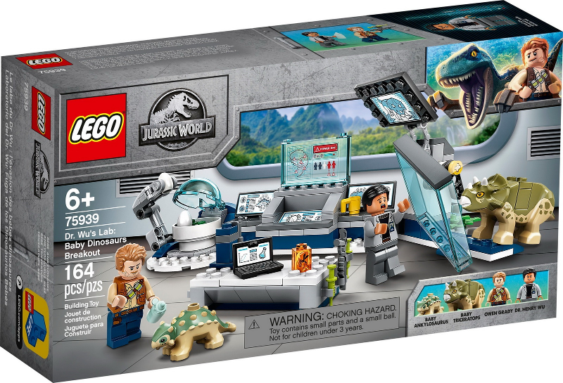 LEGO 75939 Jurassic World Dr. Wu's Lab: Baby Dinosaurs Breakout