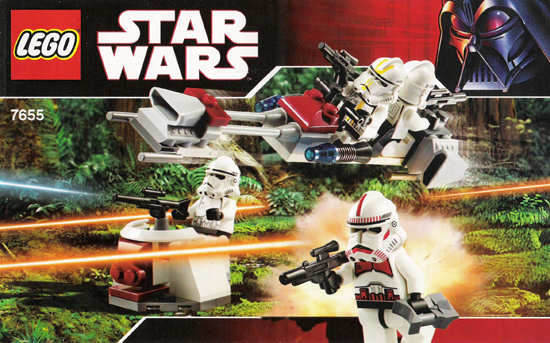 LEGO 7655 Star Wars Clone Troopers Battle Pack