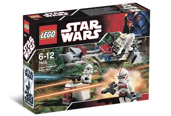 LEGO 7655 Star Wars Clone Troopers Battle Pack