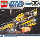 LEGO 7669 Star Wars Anakin's Jedi Starfighter, White Box