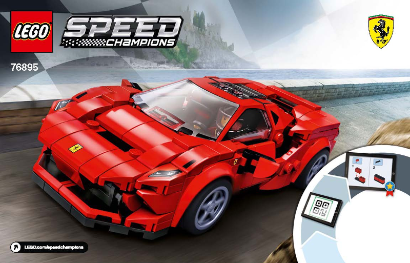 LEGO 76895 Speed Champions Ferrari F8 Tributo