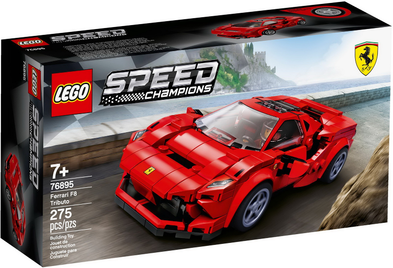 LEGO 76895 Speed Champions Ferrari F8 Tributo